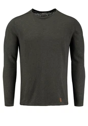 Key Largo Rundhalspullover MST KLGIANCARLO Dunkelgrün/Khaki