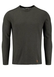 Key Largo Rundhalspullover MST KLGIANCARLO Dunkelgrün/Khaki