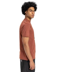 Quiksilver T-Shirt Feel The Outside Braun/Dunkelrot/Orange/Rot/Bordeaux