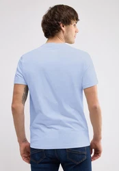 STREET ONE MEN T-Shirt Hellblau/Blau/Grau