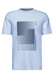 STREET ONE MEN T-Shirt Hellblau/Blau/Grau