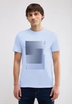 STREET ONE MEN T-Shirt Hellblau/Blau/Grau