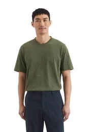 T-Shirt aus gestreiftem Single-Slub-Jersey