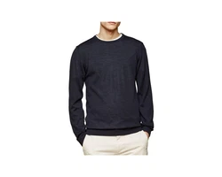 MAERZ Muenchen Strickpullover Dunkelblau/Blau