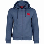 HUGO Sweatjacke Daple Dunkelblau/Blau/Hellblau