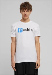 Mister Tee T-Shirt Pushin P Tee Weiß/Grau