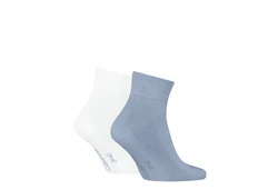 Calvin Klein Jeans Kurzsocken CKJ MEN QUARTER 2P MONOGRAM Hellblau
