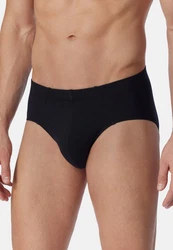 Schiesser Slip 3er Pack 95/5 Essentials Organic Cotton Schwarz/Dunkelblau