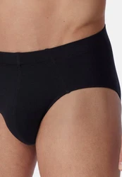Schiesser Slip 3er Pack 95/5 Essentials Organic Cotton Schwarz/Dunkelblau