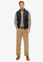 Superdry Steppweste FUJI LITE GILET Schwarz/Dunkelgrau