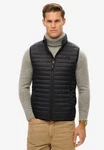 Superdry Steppweste FUJI LITE GILET Schwarz/Dunkelgrau