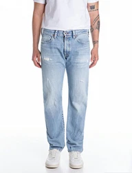 Replay Straight-Jeans DERYCK Hellblau/Blau