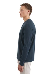 Marc O'Polo Langarmshirt Dunkelblau/Grau/Blau/Hellblau