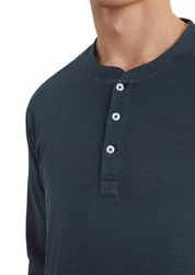 Marc O'Polo Langarmshirt Dunkelblau/Grau/Blau/Hellblau