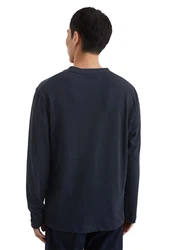 Marc O'Polo Langarmshirt Dunkelblau/Grau