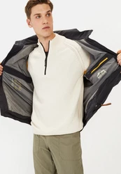 camel active Funktionsjacke Blouson Dunkelblau/Schwarz/Beige/Grau/Hellblau