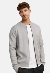 Indicode Strickjacke INLaos Grau/Hellgrau