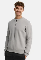 Indicode Strickjacke INLaos Grau/Hellgrau