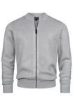 Indicode Strickjacke INLaos Grau/Hellgrau