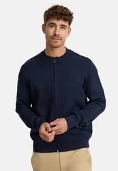 Indicode Strickjacke INLaos Dunkelblau/Blau/Hellblau