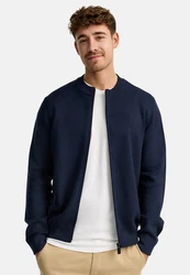 Indicode Strickjacke INLaos Dunkelblau/Blau/Hellblau
