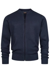 Indicode Strickjacke INLaos Dunkelblau/Blau/Hellblau