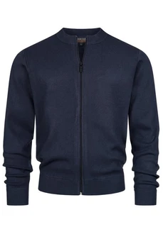 Indicode Strickjacke INLaos Dunkelblau/Blau/Hellblau