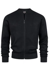 Indicode Strickjacke INLaos Schwarz/Dunkelblau/Blau/Hellblau