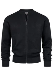 Indicode Strickjacke INLaos Schwarz/Dunkelblau/Blau/Hellblau