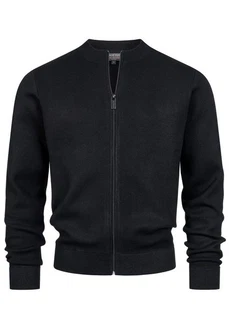 Indicode Strickjacke INLaos Schwarz/Dunkelblau/Blau/Hellblau
