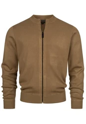 Indicode Strickjacke INLaos Khaki/Braun/Beige