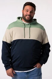 Sweatshirt Men+ Hoodie Kapuzensweater Colorblocking bis 8 XL