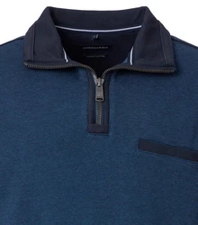 CASAMODA Sweat Troyer Langarm mit Reißverschluss 413572800