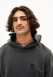 Armedangels Sweatshirt EMAAL HOODIE GMT DYE Herren Dunkelgrau/Hellgrau/Schwarz