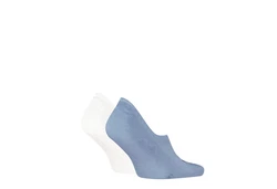 Calvin Klein Jeans Flinge CKJ MEN FOOTIE HIGH CUT 2P MONOGRAM Hellblau/Weiß/Blau