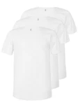 ESGE Unterziehshirt 3er Pack Herren T-Shirt Monaco Elastic-Sin Weiß/Grau/Creme