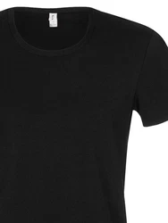 CiTO Unterziehshirt Herren Shirt 1/2 Arm Rundhals Schwarz