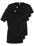 CiTO Unterziehshirt Herren Shirt 1/2 Arm Rundhals Schwarz