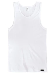 CiTO Achselhemd City Shirt Weiß/Creme/Dunkelblau/Schwarz