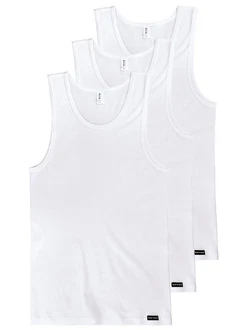 CiTO Achselhemd City Shirt Weiß/Creme/Dunkelblau/Schwarz CiTO Achselhemd City Shirt Weiß/Creme/Dunkelblau/Schwarz