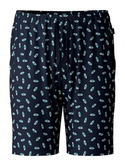 CALIDA Pyjamashorts RMX Sleep Herren Dunkelblau/Hellblau/Blau
