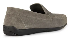 Geox U ASCANIO C Mokassin Loafer Pennyloafer Slipper Grau/Braun/Beige/Khaki
