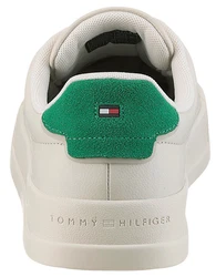 TOMMY HILFIGER Sneaker 'Court Ess' Braun/Grau/Khaki/Weiß