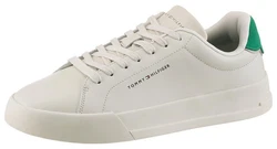 TOMMY HILFIGER Sneaker 'Court Ess' Braun/Grau/Khaki/Weiß
