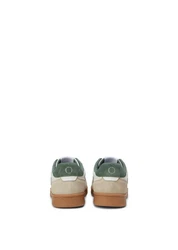 Marc O'Polo Sneaker aus hochwertigem Rindleder Beige/Khaki/Blau/Weiß