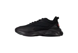 HUGO Leon Runn Sneaker mit Markendetails Rot/Schwarz