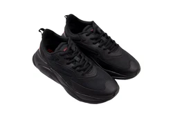 HUGO Leon Runn Sneaker mit Markendetails Rot/Schwarz