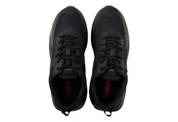 HUGO Leon Runn Sneaker mit Markendetails Rot/Schwarz
