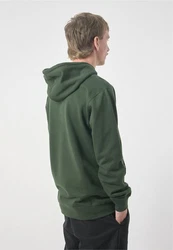 Cleptomanicx Kapuzensweatshirt Hooded Embro Gull 2 Dunkelgrün/Grün