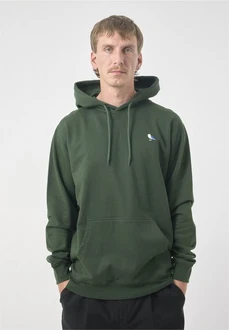 Cleptomanicx Kapuzensweatshirt Hooded Embro Gull 2 Dunkelgrün/Grün Cleptomanicx Kapuzensweatshirt Hooded Embro Gull 2 Dunkelgrün/Grün